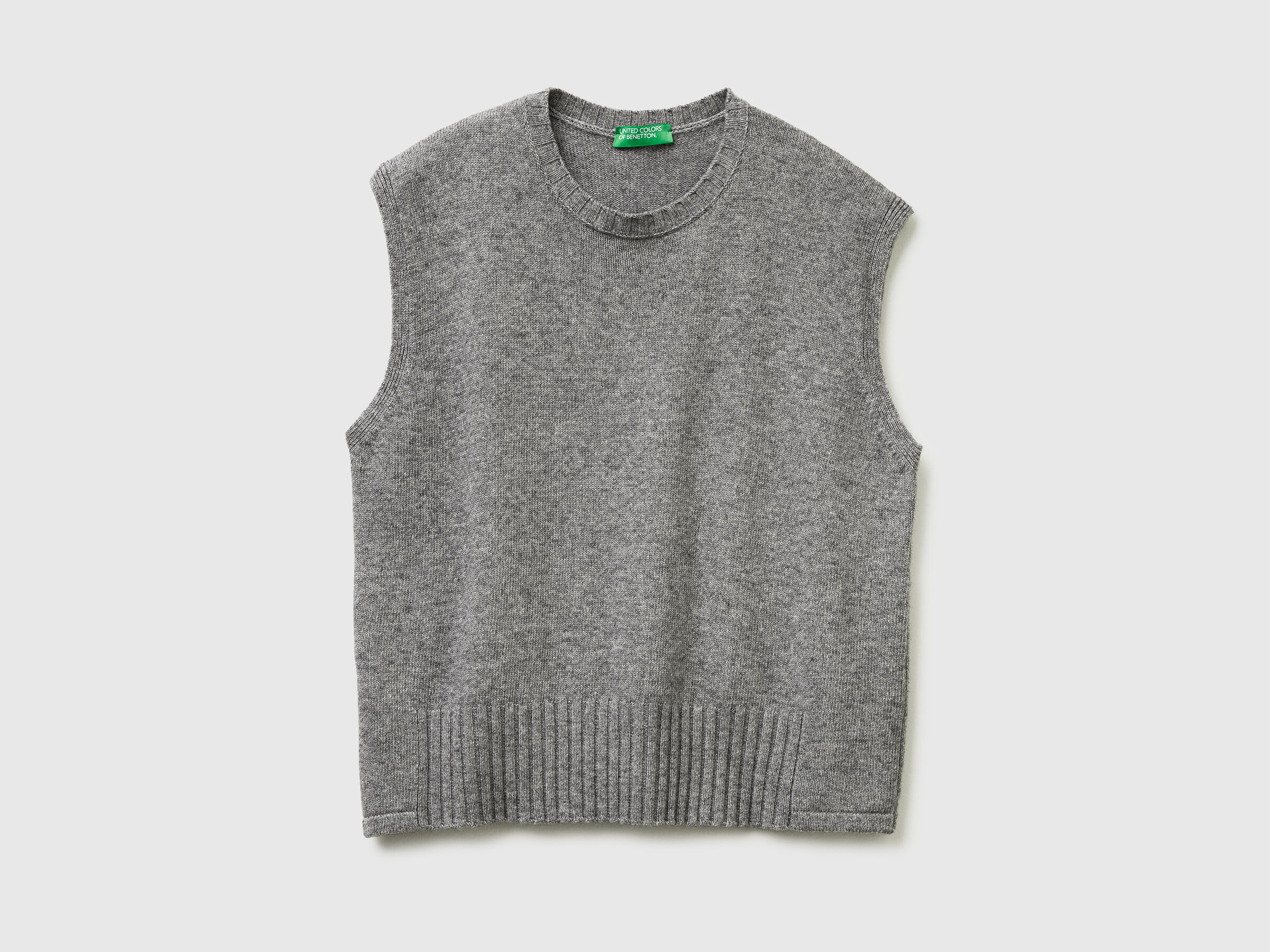SLEEVELESS SWEATER Women image number 5